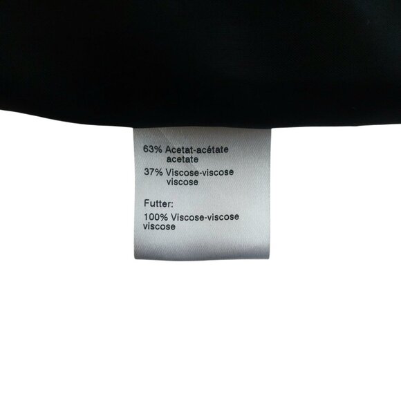 Akris Punto Black Pleated Sleeveless Cocktail Sheath Dress Women's Size US8 BNWT - Picture 12 of 13